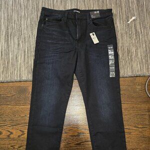 Express Slim Fit Hyper Stretch 32x30 Dark Wash Jeans